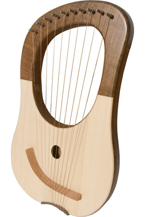 Roosebeck 10 String Walnut Lyre Harp w/ Gig Bag Tuning Tool Extra Strings