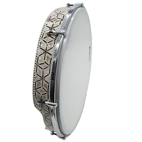 The 16'' Gawharet El Fan Super Professional Egyptian Mosaic Mop Bandir With Advance Tuning Lugs - (BANS10)