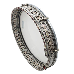 The 16'' Gawharet El Fan Super Professional Egyptian Mosaic Mop Bandir With Advance Tuning Lugs - (BANS11)