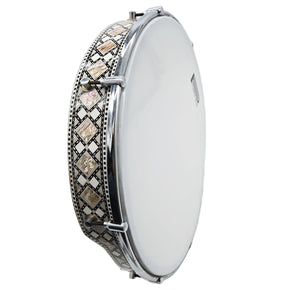 The 16'' Gawharet El Fan Super Professional Egyptian Mosaic Mop Bandir With Advance Tuning Lugs - (BANS12)