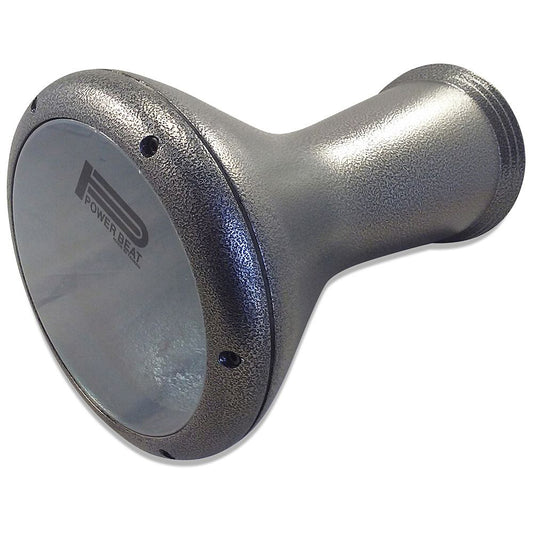 17.75" Black Metal Gawharet El Fan Darbuka Doumbek With Clear Power Beat