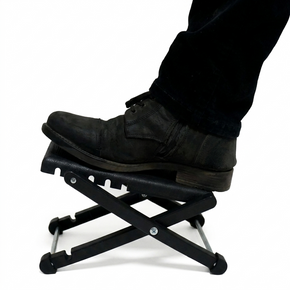 Adjustable Oud Foot Stool Stand – Foldable Metal Foot Rest with  Non-Slip Rubber Surface for Oud