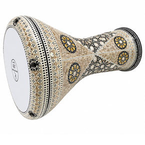 The 17'' Yellow Wisdom Gawharet El Fan Darbuka Doumbek