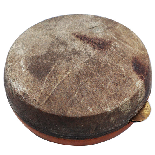 Zaza Percussion - Kanjira 7" - Authentic Indian Tambourine Frame Drum with Carrying Case.