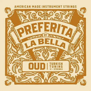 La Bella OU-PT Preferita Oud String Set Turkish Tuning