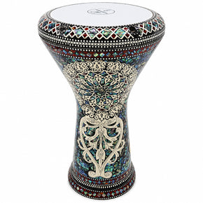 17.5" Gawharet El Fan NG Naga Darbuka Doumbek – Green Mother of Pearl