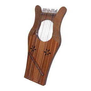 Roosebeck Mini Kinnor Harp in walnut finish