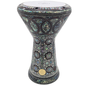 The Skat NG 2.0 Sombaty Gawharet El Fan 18.5" Darbuka With Real Blue Mother of Pearl