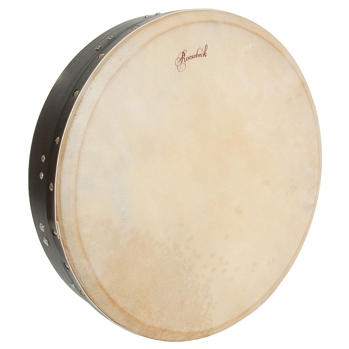 Roosebeck Tunable Mulberry Bodhran T-Bar 16-by-3.5-Inch - Black