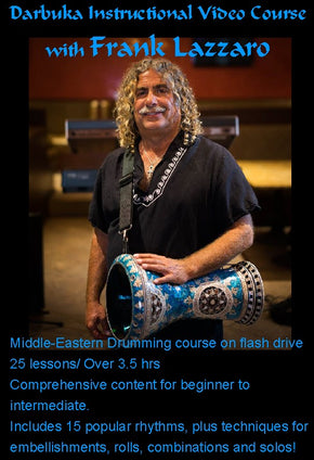 Darbuka Instructional Video Course by Frank Lazzaro