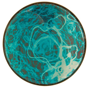 Remo Skyndeep Clear Tone R Series Turquoise Marble Doumbek Head 10" Diameter 1/2" Collar