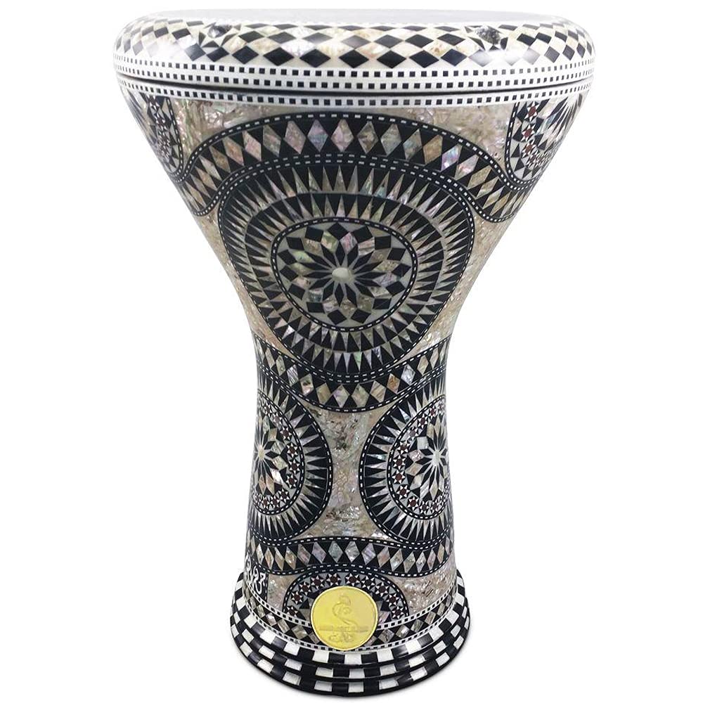 The Arabesque Gawharet El Fan 17" Mother of Pearl Darbuka