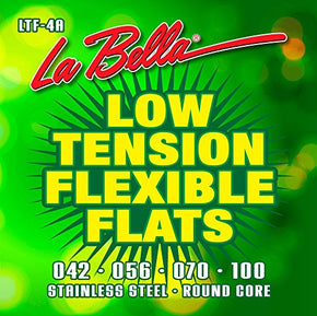 LaBella LTF-4A Low Tension Flexible Flats Electric Bass Strings