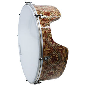 The 16'' Gawharet El Fan Professional Wood Bandir Dof / Daf (DOF4)