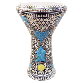 The 17.5'' Blue Shield New Generation 2.0 Gawharet El Fan Darbuka Doumbek