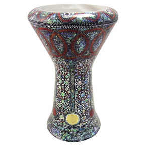 The Takrur NG 2.0 Sombaty Gawharet El Fan 18.5" Darbuka With Real Blue Mother of Pearl