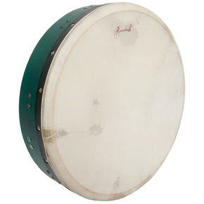 Roosebeck Tunable Mulberry Bodhran T-Bar 16-by-3.5-Inch - Green