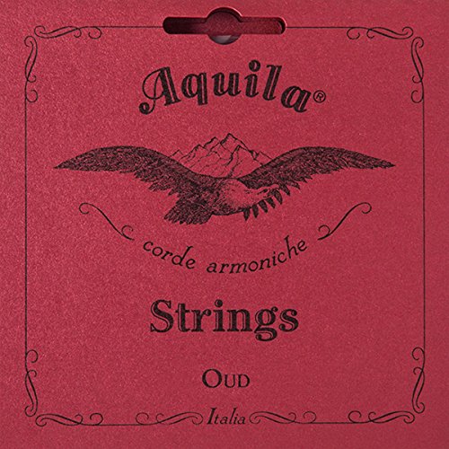 New ! Aquila Oud Strings Turkish Tuning 11 Strings - Red Nylgut Model 10  (TURKISH - TUNE)