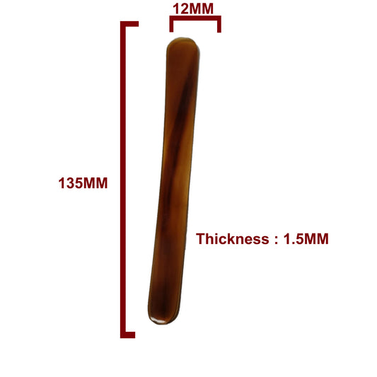 Zaza - Cow Horn 135mm Blond - Oud Risha / Reeshe / Plectrum / Pick (One Plectrum)