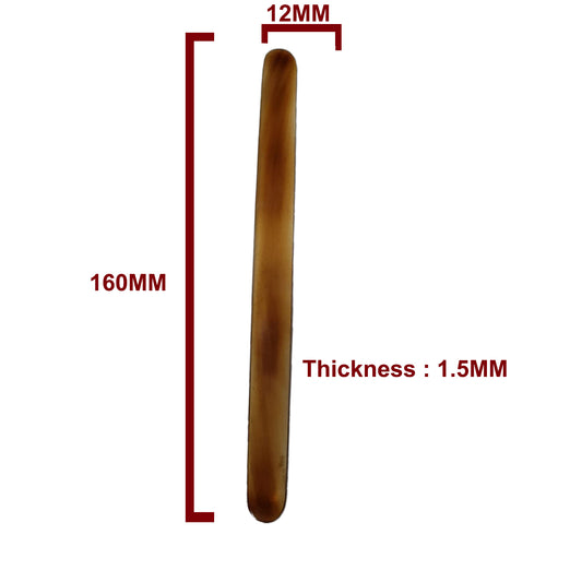 Zaza - Cow Horn 160mm Blond - Oud Risha / Reeshe / Plectrum / Pick (One Plectrum)