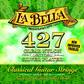 La Bella 427 Classical Guitar Strings - Medium Tension - Silver-Plated Copper Wound