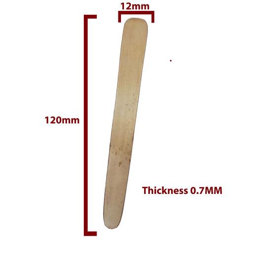 Zaza - Cow Horn 120mm White - Oud Risha / Reeshe / Plectrum / Pick (One Plectrum)